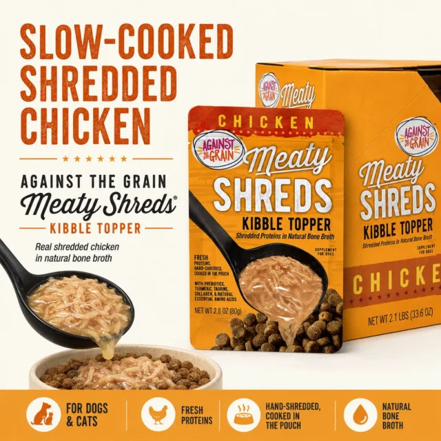 Shreds Slow Cooked Shredded Chicken Kibble Topper