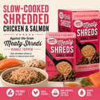 Shreds Slow Cooked Shredded Chicken & Salmon Kibble Topper