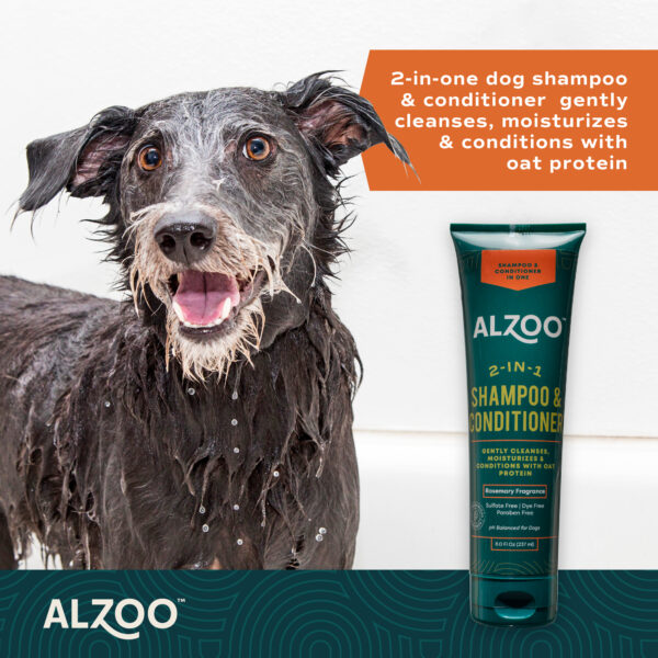 2-in-1 dog shampoo and conditioner