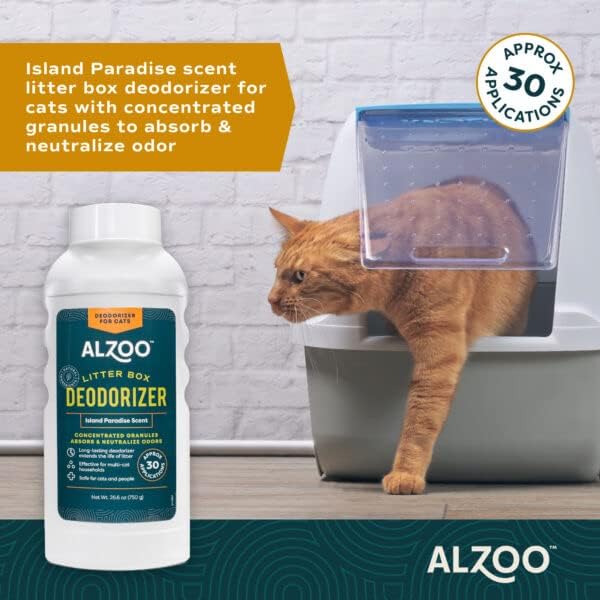 Cat Litter Deodorizer, Island Paradise Scent, 26.6 Oz., Pack of 2