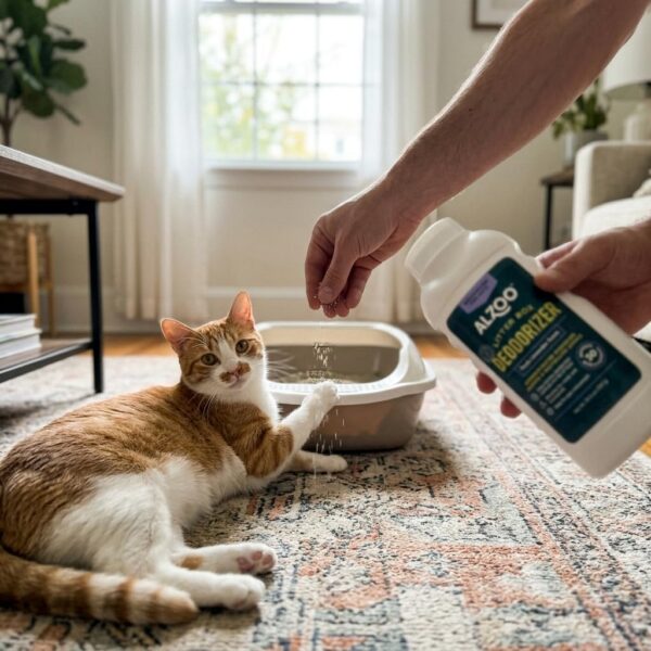 Cat Litter Deodorizer, Fresh Lavender Scent, 26.6 Oz., Pack of 2