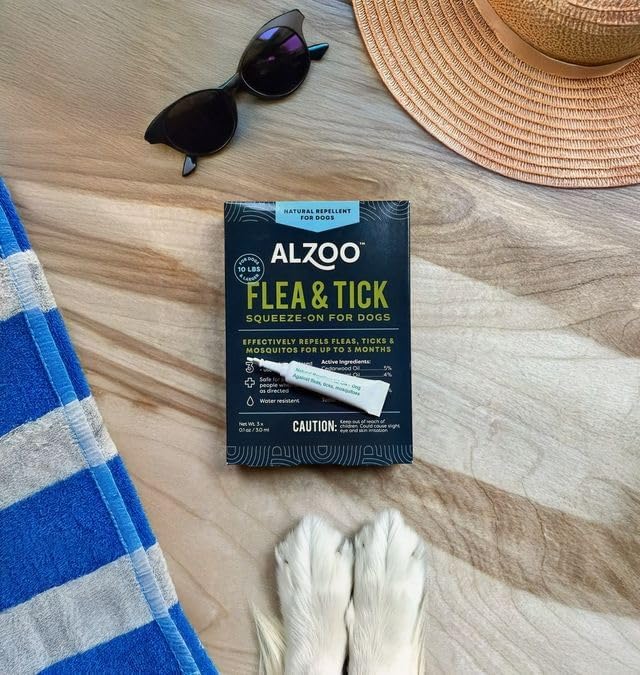 Plant-Based Flea & Tick Squeeze-On for Dogs + Repellent Spray