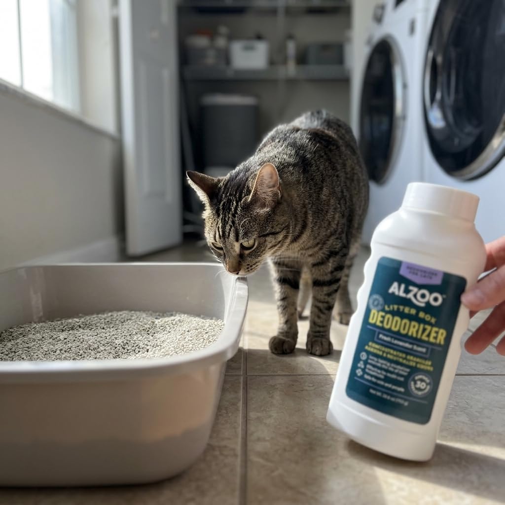 Cat Litter Deodorizer, Fresh Lavender Scent, 26.6 Oz., Pack of 2