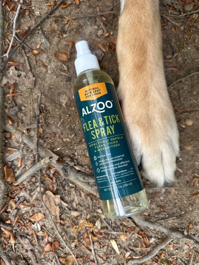 Plant-Based Flea & Tick Squeeze-On for Dogs + Repellent Spray
