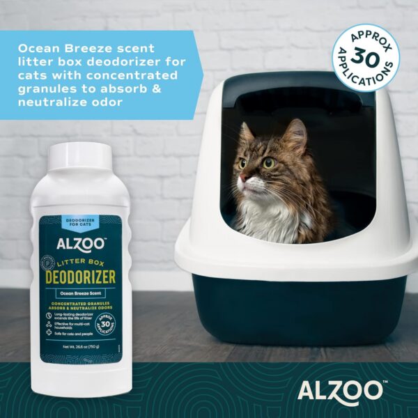 Cat Litter Deodorizer, Ocean Breeze Scent, 26.6 Oz., Pack of 2