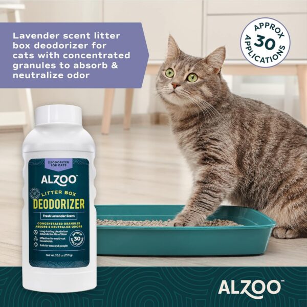 Cat Litter Deodorizer, Fresh Lavender Scent, 26.6 Oz., Pack of 2