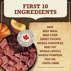 Singles Beef With Pumpkin Recipe Dry Dog Food