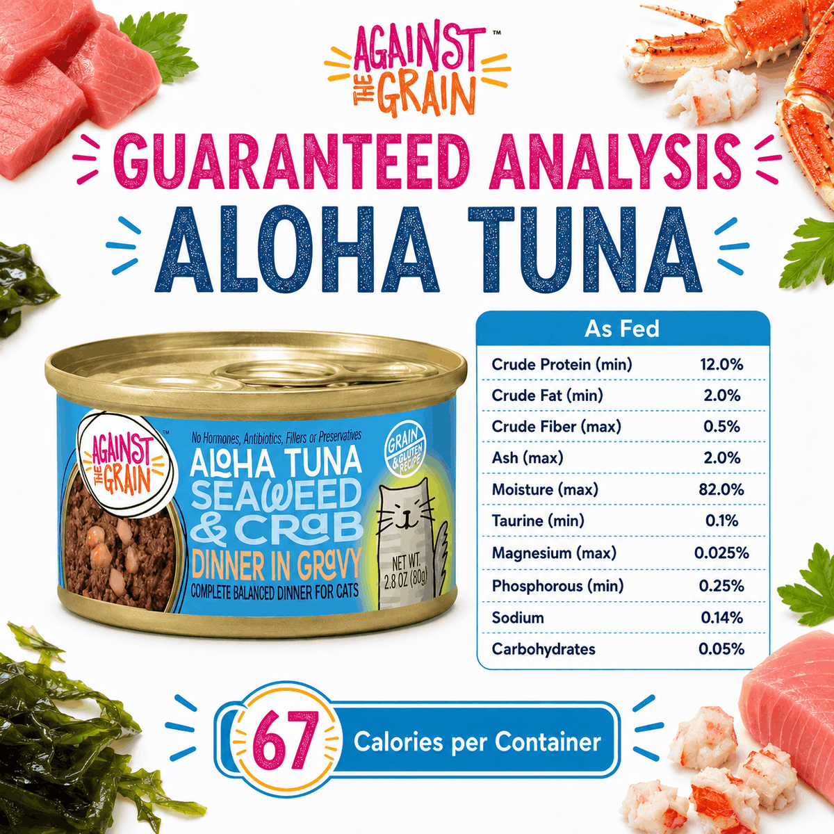 Aloha Tuna with Crab & Seaweed