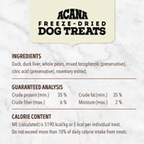 ACANA Singles Grain Free Limited Ingredient Diet Duck and Pear Formula Dog Treats