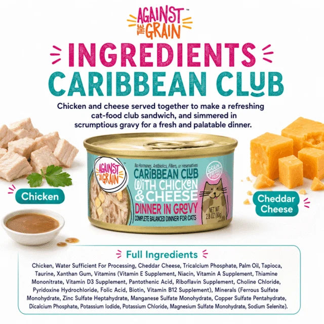 Caribbean Club with Chicken & Cheese