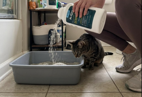 Cat Litter Deodorizer, Ocean Breeze Scent, 26.6 Oz., Pack of 2