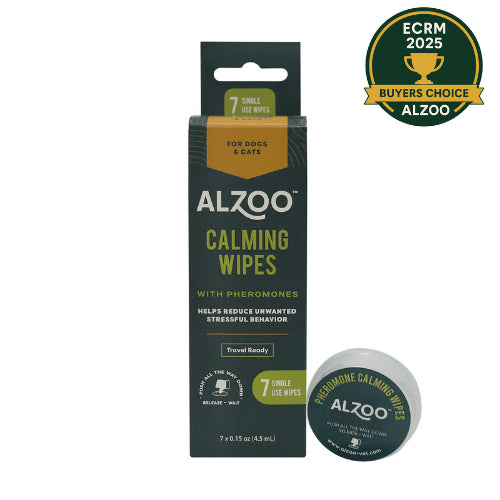 Calming Wipes with Pheromones for Cats and Dogs